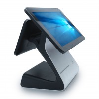 Двоекранний Windows POS-термінал Versa 15,6″ 8/128 ГБ. Потужний сенсорний ПОС термінал з екраном покупця 11.6"