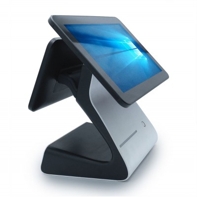 Двухэкранный Windows POS-терминал Versa 15,6″ 8/128 ГБ. Мощный сенсорный ПОС терминал с экраном покупателя 11.6"