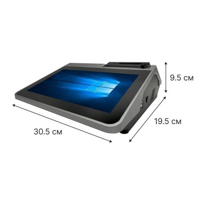 Бюджетный сенсорный ПОС терминал POS Vector Harper 11.6" 8 Гб/64 Гб 2-в-1 на Windows со встроенным принтером чеков