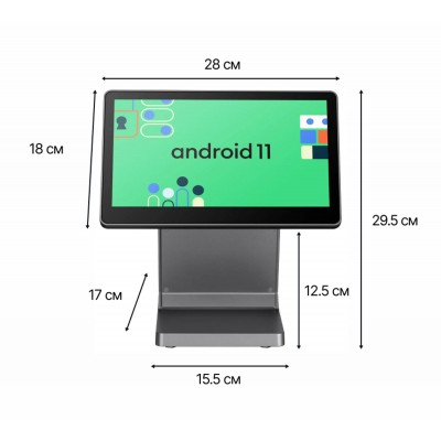 Сенсорний моноблок POS Vector Esmir 11.6" на Android 11. Бюджетний POS-термінал