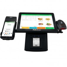 Комплексна каса 5-в-1 SHIVA POS Android 13 для магазину і торгівлі. POS-термінал + принтер чеків + сканер штрихкодів + тримач + ПЗ