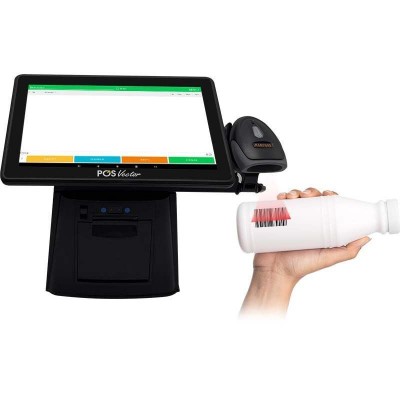 Комплексна каса 5-в-1 SHIVA POS Android 13 для магазину і торгівлі. POS-термінал + принтер чеків + сканер штрихкодів + тримач + ПЗ