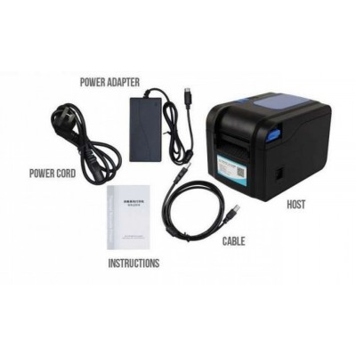 Термопринтер етикеток XPrinter-370BM Usb+LAN+RS232