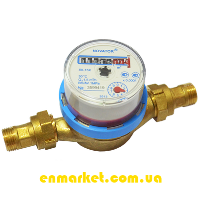 Счётчик холодной воды - водомер ЛК-15Х Novator, обзор, описание, цена, купить в Украине