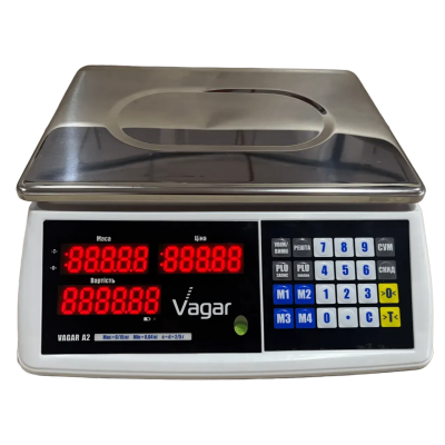 Ваги торгові 15/30 кг Vagar A2
