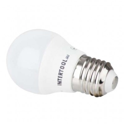 Светодиодная лампа LED 5Вт, E27, 220В, INTERTOOL LL-0112