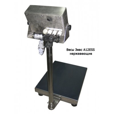 Товарна вага ЗЕВС™ нержавіючого виконання A12ESS до 30 кг (400х500 мм)