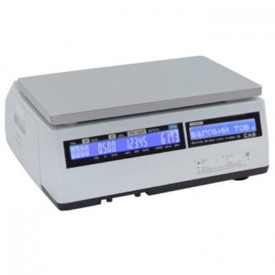 Весы с чекопечатью CAS CL5000J-IB до 6, 15, 30 кг